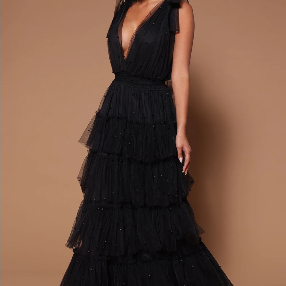 Fashion Nova Nya Tulle Maxi Dress